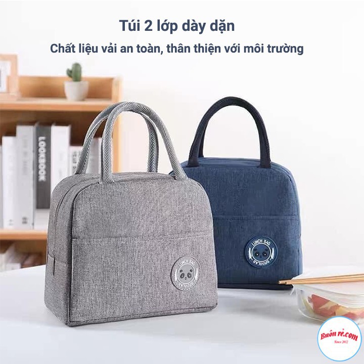 Túi Đựng Cơm🎒Túi Giữ Nhiệt Đựng Đồ Ăn Cơm Trưa Văn Phòng Mang Đi Du Lịch Kiểu Nhật Chống Thấm Nước Dày 2 Lớp [Hàng Đẹp]