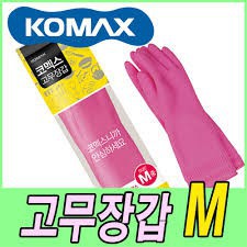 Gang tay cao su thiên nhiên Komax - Hàn Quốc - Size M, an toàn da tay, không mùi