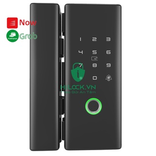 Khóa vân tay thông minh Tuya, App Ttlock cửa kính cường lực, mật mã, thẻ từ hilock