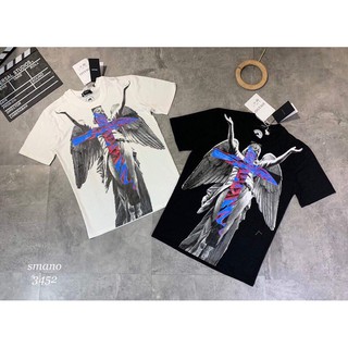 Áo phông nam Mikenco hình thánh giá, áo phông nam cổ tròn - bearshop