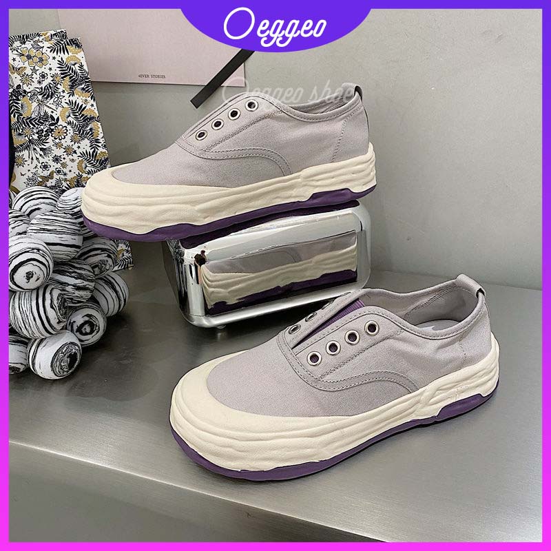 Oeteo Giày Thể Thao Nữ Vải canvas Thời Trang Năng Động