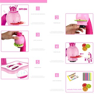 Bàn vẽ thông minh BABYLOVE có đèn chiếu cho bé
