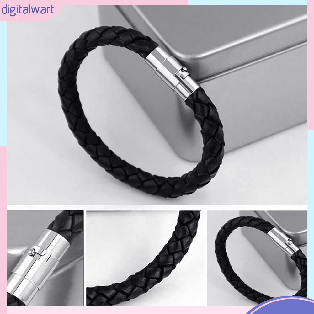 Vòng Tay Bện Dây Da Thời Trang Cho Nữ