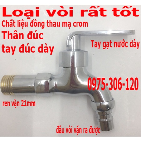 Vòi hồ,Vòi nước Mạ Bóng Đẹp Cao Cấp F8005 vòi hồ đồng thau mạ crom, thân đúc nguyên khối, nước mạnh, lõi chống gỉ nước