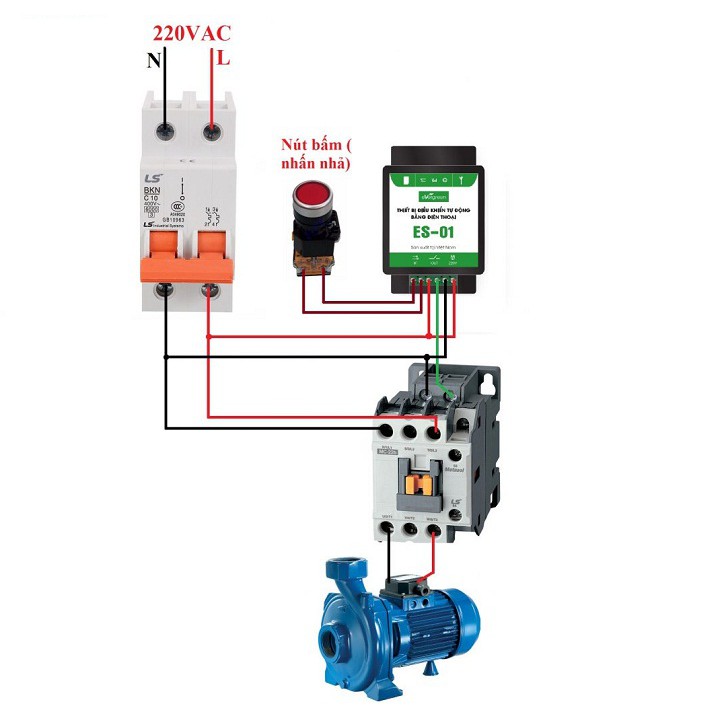 Công tắc điều khiển từ xa qua sim điện thoại Evergreen ES-01