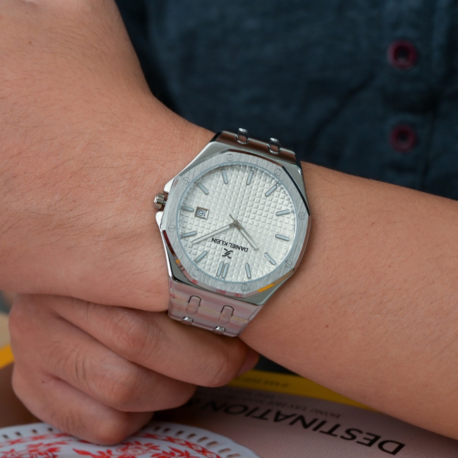 Đồng hồ nam chính hãng Daniel Klein DK.1.12878 chống nước, có lịch ngày, kiểu dáng thể thao, dây thép không gỉ cao cấp | BigBuy360 - bigbuy360.vn