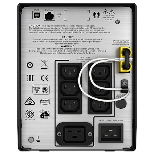 Bộ Lưu Điện UPS APC SMC2000I 2000VA  bảo hành 6 tháng