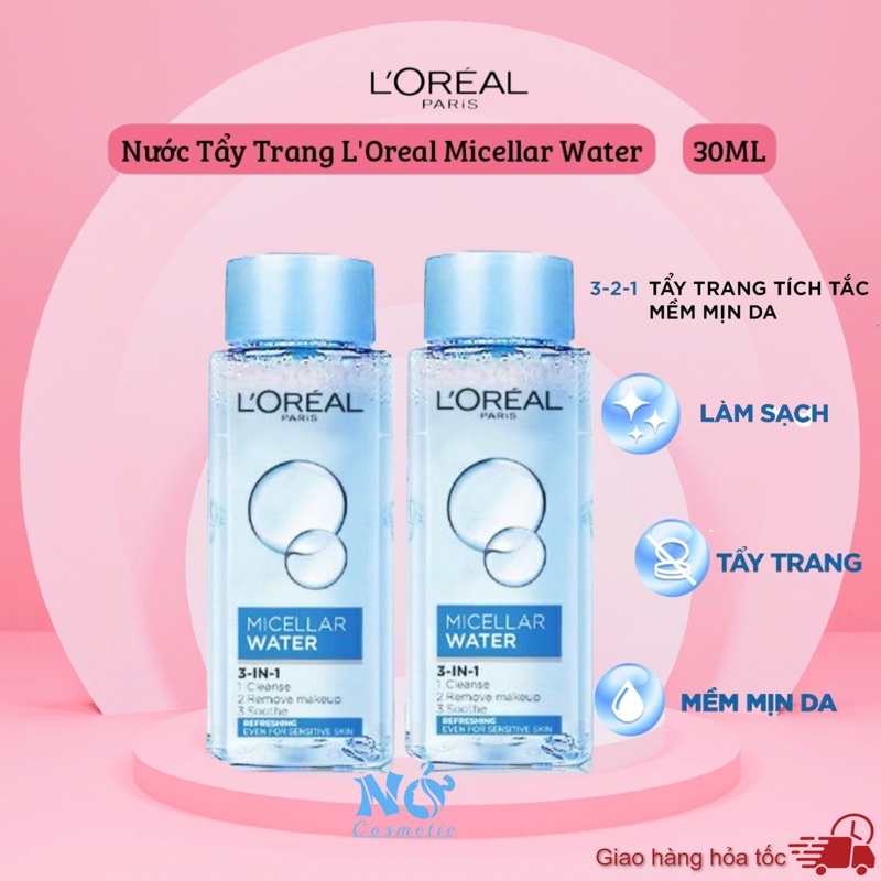 Nước tẩy trang Loreal - L'Oreal Paris 30ml