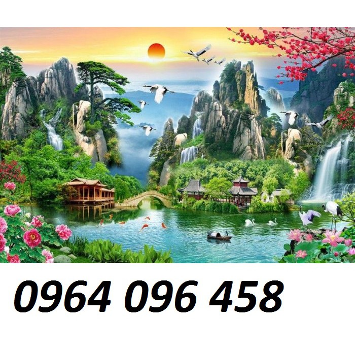 tranh gạch 3d phòng khách sang trọng - kl98