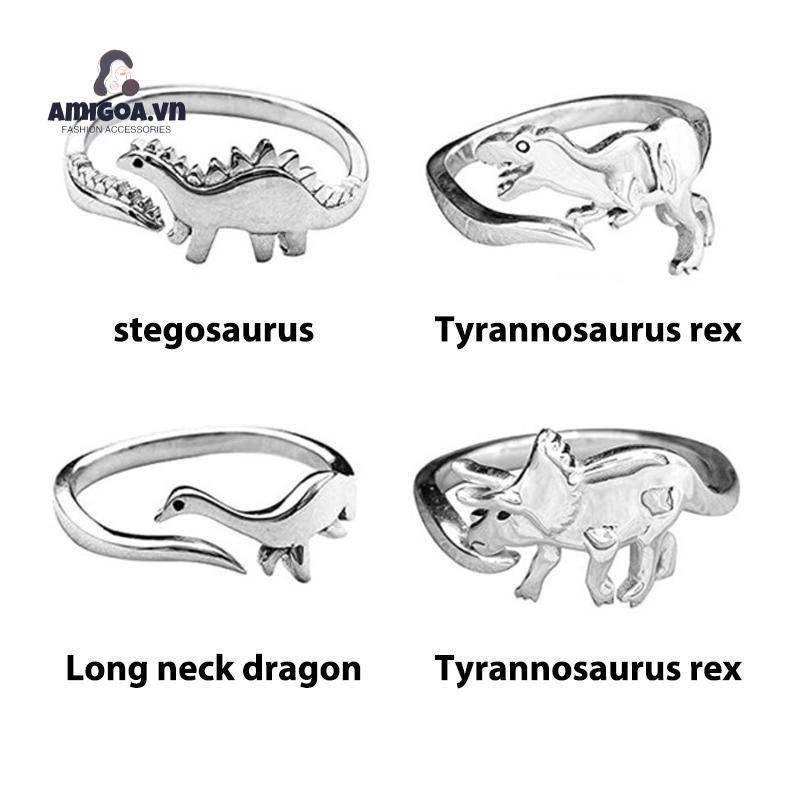 ✨✨Nhẫn Đeo Tay Hình Khủng Long Thời Trang Cho Nam Nữ