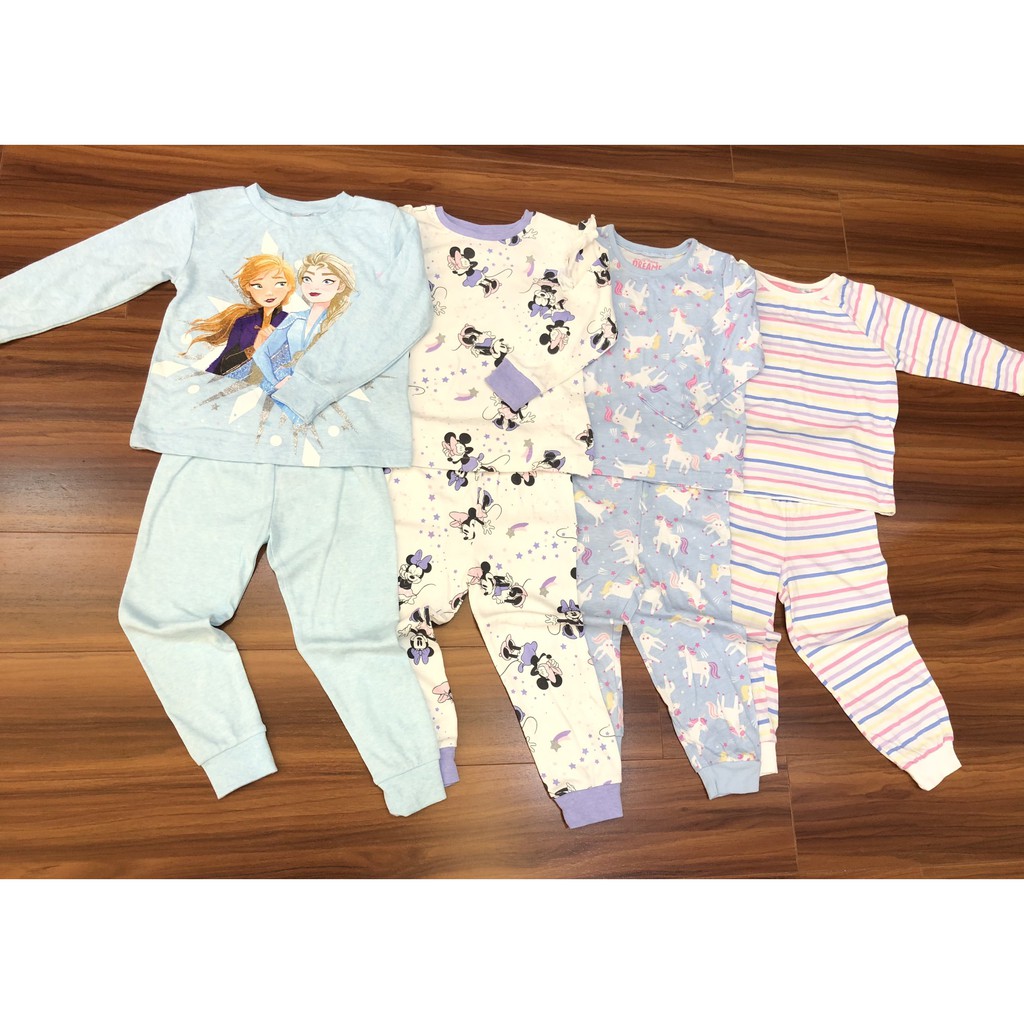 [9m-7y][ CHỌN MẪU] Bộ cotton/bộ ngủ/bộ mặc nhà dài tay màu đẹp xuất dư cho bé/bé gái