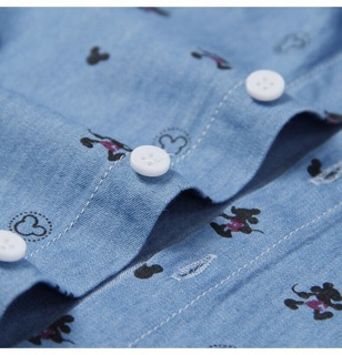 Áo sơ mi denim bé trai