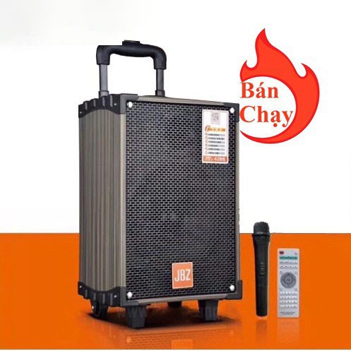 【Chính hãng giá sỉ】 Loa kéo Bluetooth hát Karaoke Bass 2 tấc 150W JBZ NE108 tặng kèm 2 Micro không d