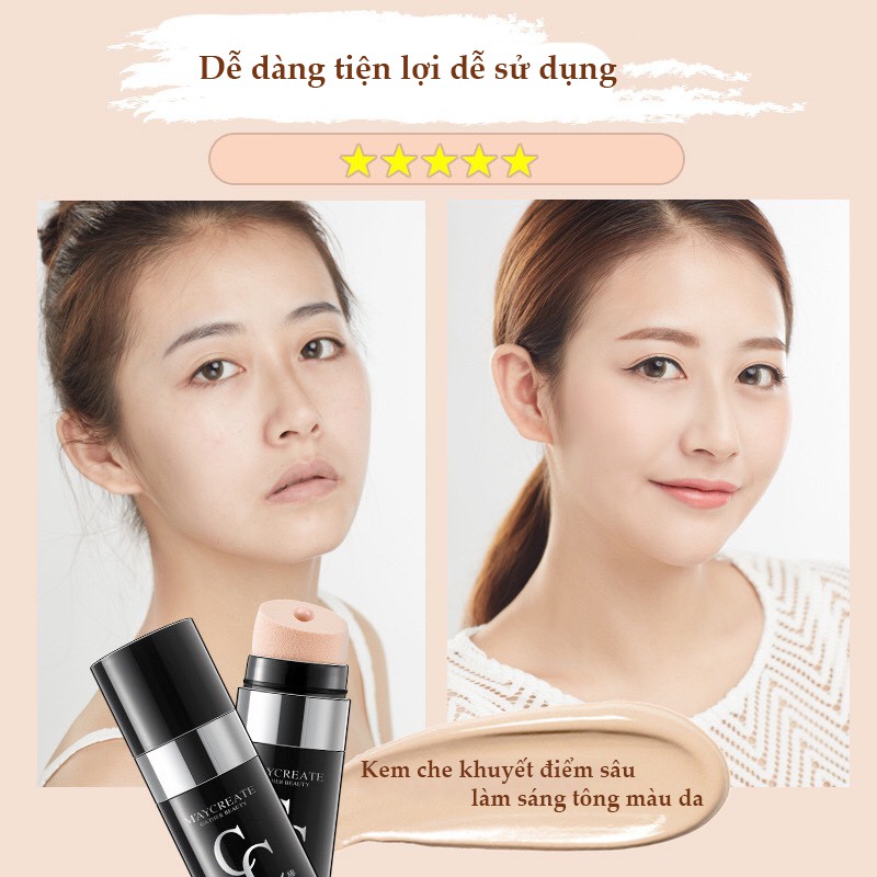 Kem nền dạng thỏi Concealer Light Cushion CC Stick của Maycreate