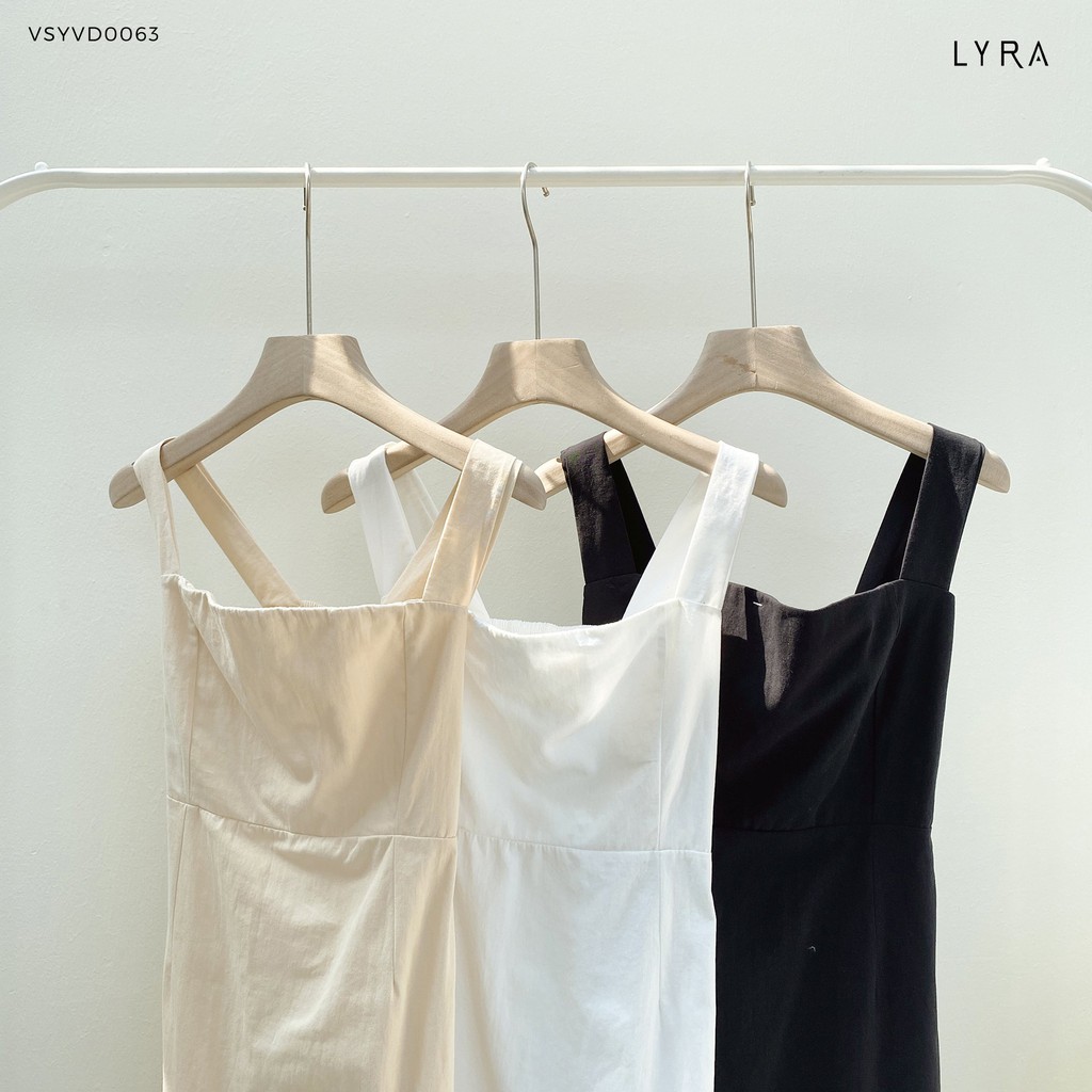 Váy hai dây nữ LYRA, chất liệu thô mềm dây bản to chun lưng  trẻ trung phong cách Hàn Quốc- VSYVD0063 | BigBuy360 - bigbuy360.vn