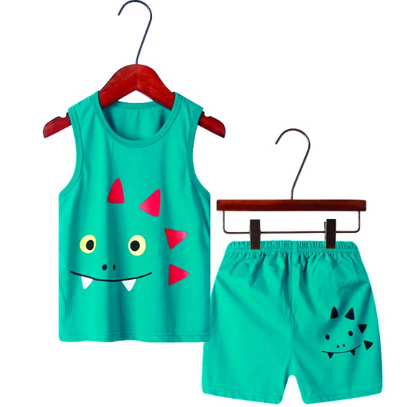 Bộ quần áo trẻ em ba lỗ mùa hè đồ thun cho bé chất cotton hàng đẹp chất lượng tốt