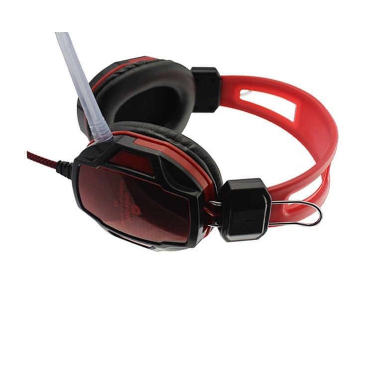 combo 10 Tai nghe Game A6 Thiết kệ gọng tai vững chắc, đệm mềm mại giúp giảm áp lực lên đầu