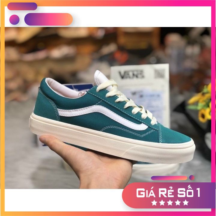 giày vans xanh lá hàng 1:1 chất lượng ( full box + freeship )