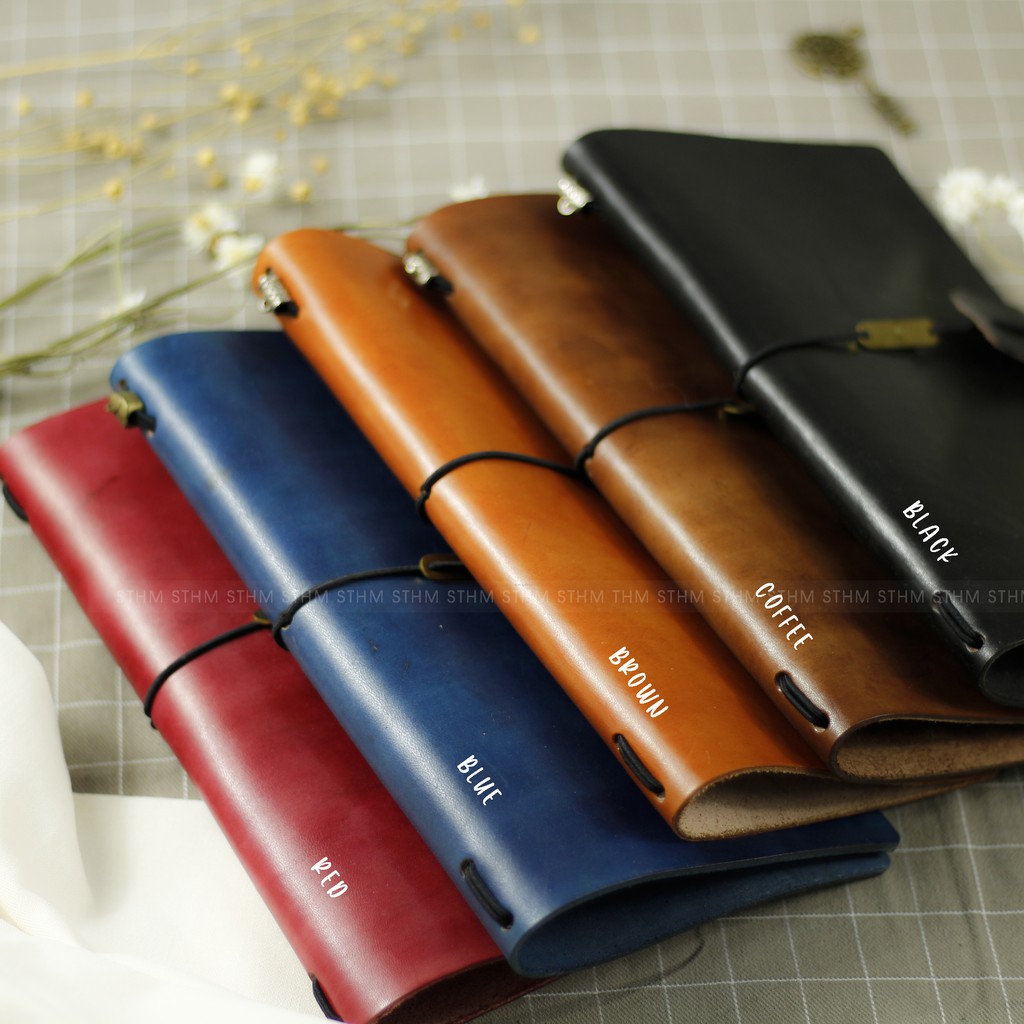 - Traveller notebook - Kèm 3 lõi sổ - Sổ bìa da thật