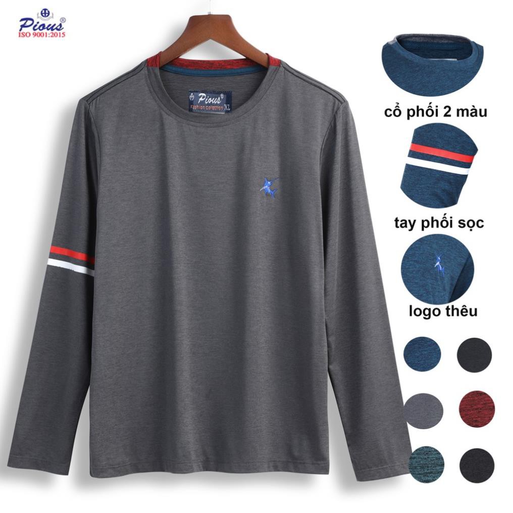 Áo thun nam tay dài cổ tròn thời trang cao cấp pious ATDT0602 ❕ '