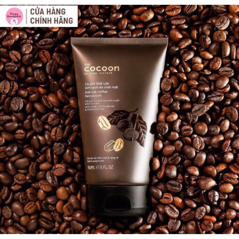 Tẩy Da Chết cho Mặt Cocoon Coffee Face Polish 150ml