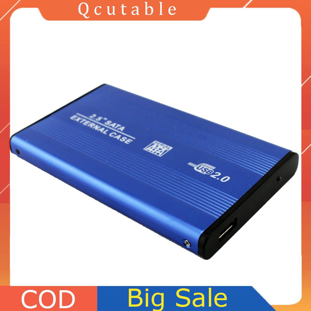 Vỏ Đựng Ổ Cứng Ngoài 2.5 Inch Usb 2.0 Sata Bằng Hợp Kim Nhôm | BigBuy360 - bigbuy360.vn