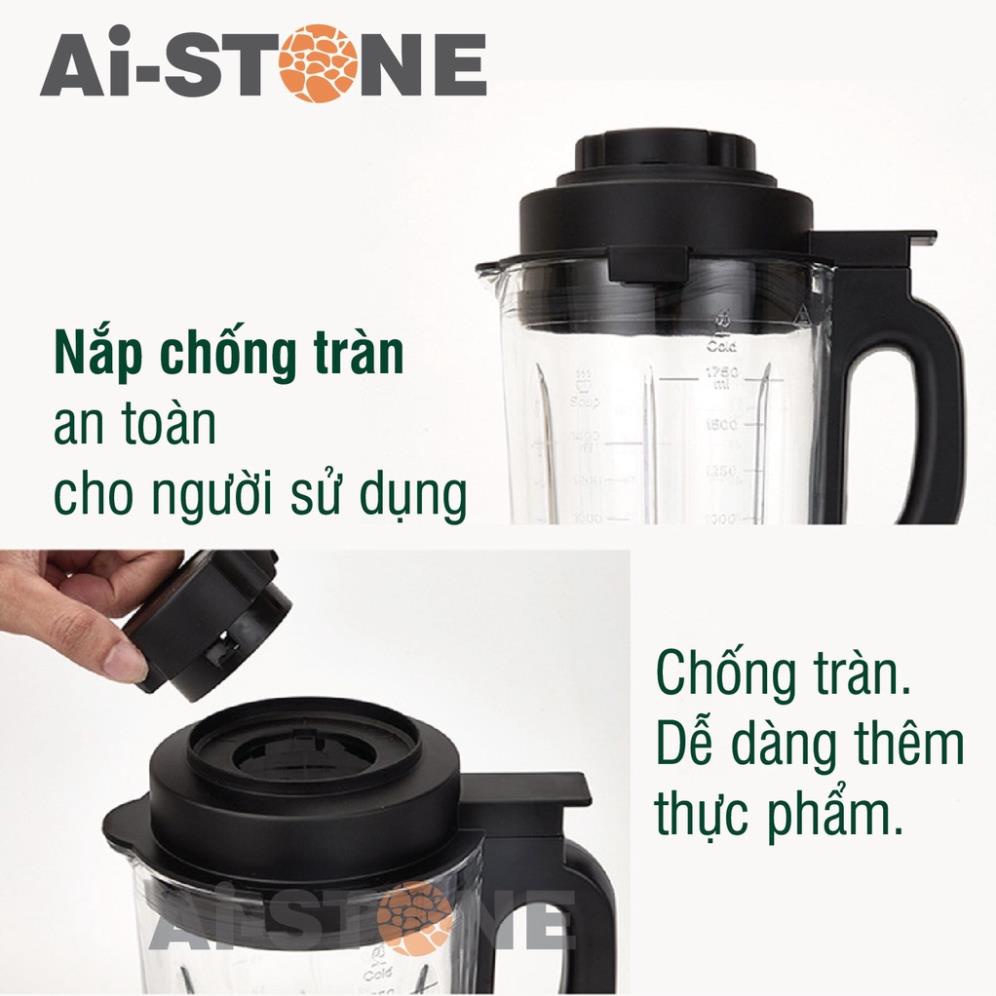 Máy Làm Sữa Hạt Ai-STONE AI-600 Chính Hãng Công Suất Cao Dung tích 1750mL - Bảo hành 12 tháng - Pecoda