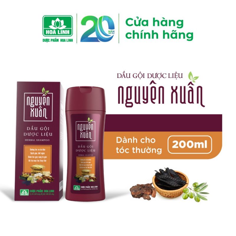 Dầu gội thảo dược Nguyên Xuân.