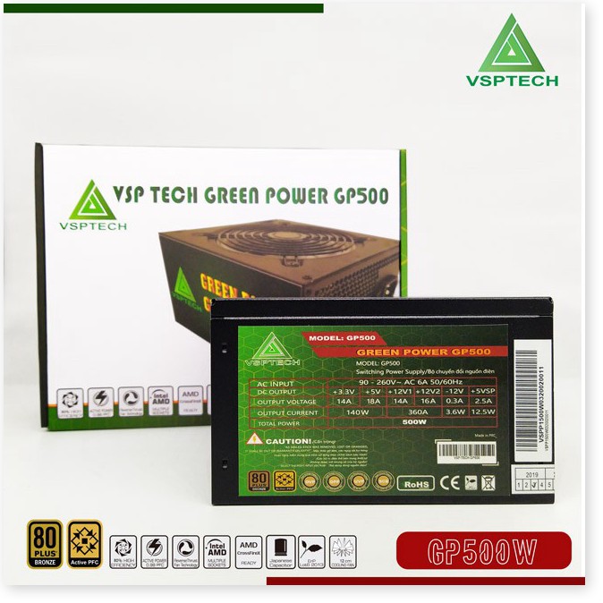 Nguồn VSPTECH GP500W - MrPhukien