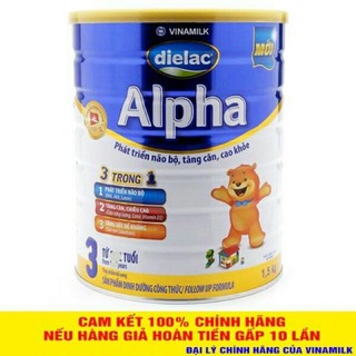Sữa bột dielac Alpha step 3, 4,/ 1,5kg (luôn cập nhật date mới)