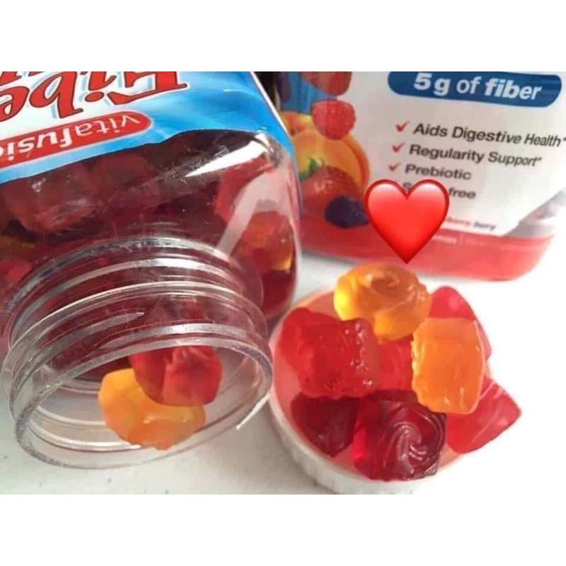[Hàng Mỹ]Kẹo Dẻo Bổ Sung Chất Xơ Vitafusion Fiber Well Gummies