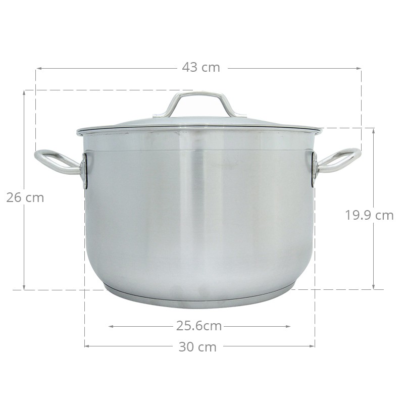 NỒI  INOX 3 ĐÁY FIVESTAR 30CM