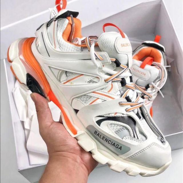 balenciaga track 1 orange