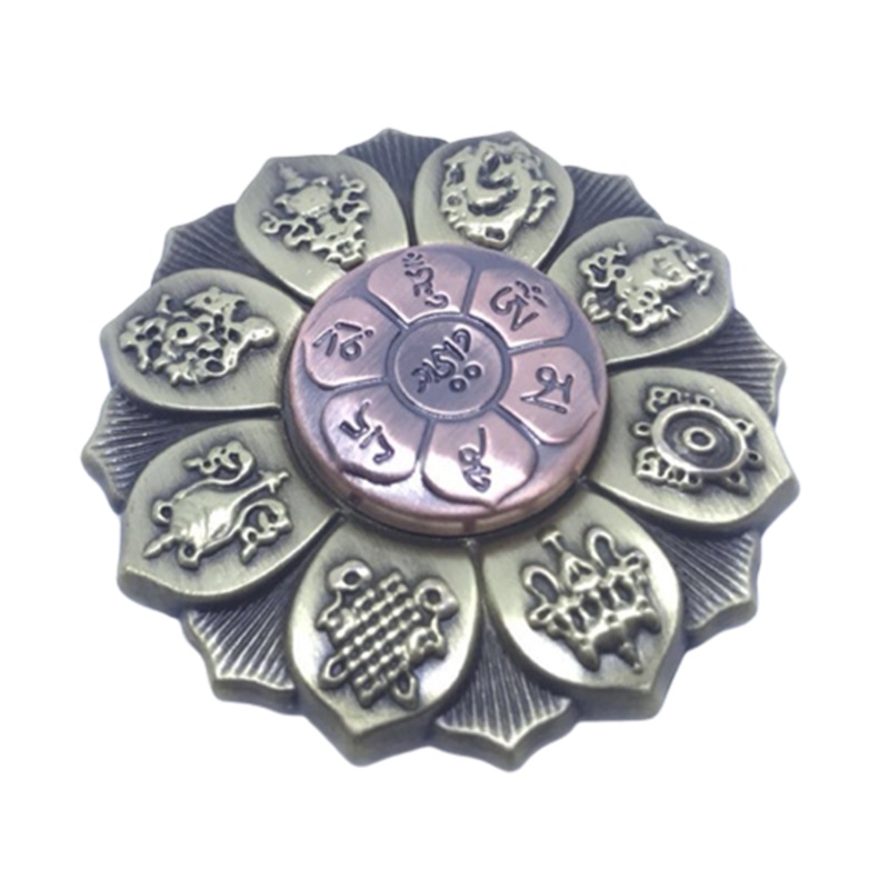 Con Quay Đồ Chơi Fidget Spinner BằNg Kim LoạI HìNh PhậT Giáo Cho Nữ