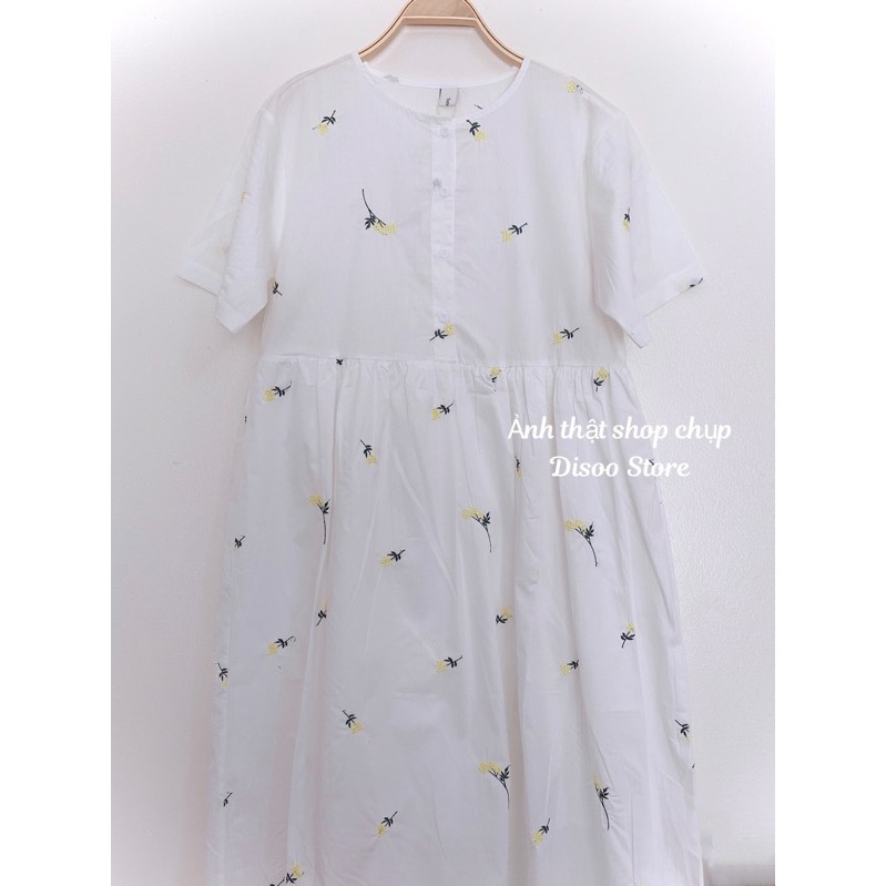 [SALE KÈM ẢNH THẬT] ORDER SALE VÁY BABYDOLL FORM DÀI HOA NHÍ THÊU SIÊU VINTAGE BEST SELLER 💯 (ib shop tư vấn size) | BigBuy360 - bigbuy360.vn