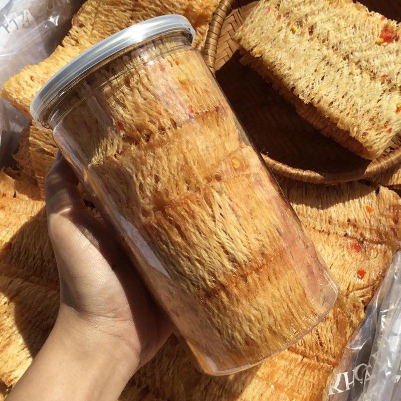 Mực cán tẩm gia vị cay loại ngon, hộp 200gr, ăn vặt Hà Nội | BigBuy360 - bigbuy360.vn