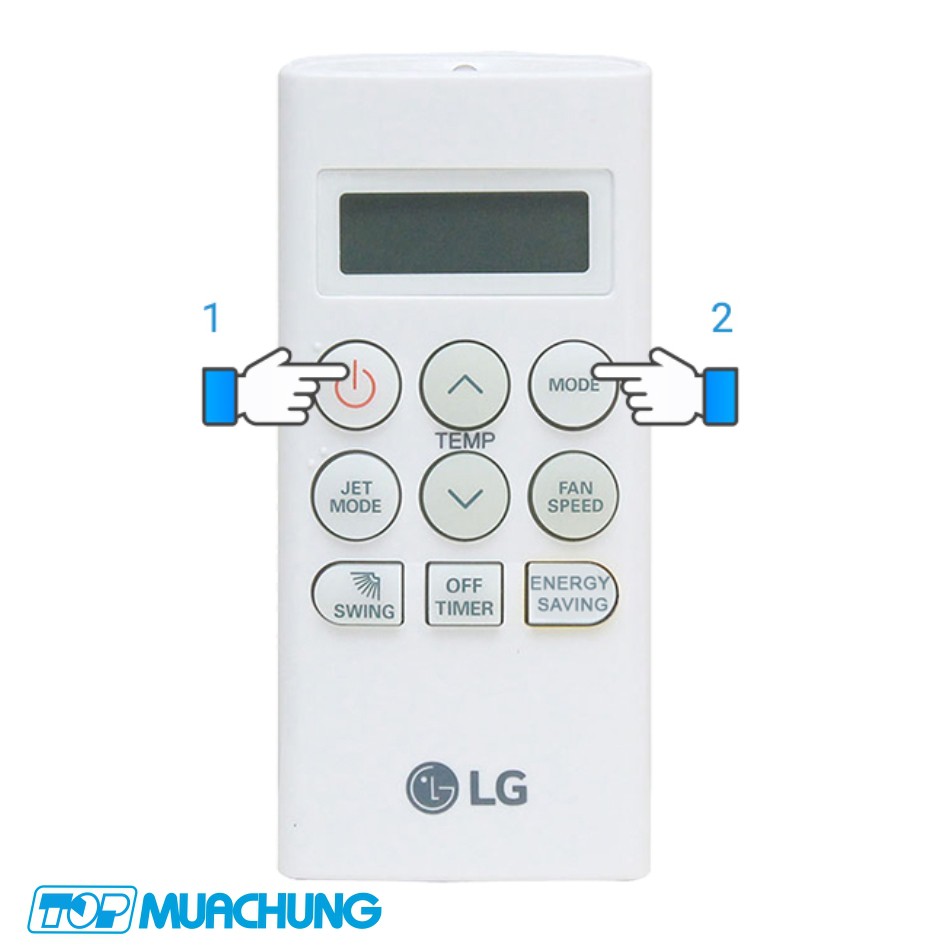 Remote điều hoà - máy lạnh LG (ngắn lùn)