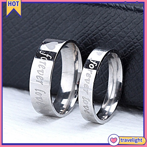[Travelight] Nhẫn khắc chữ Forever Love dành cho các cặp đôi K1