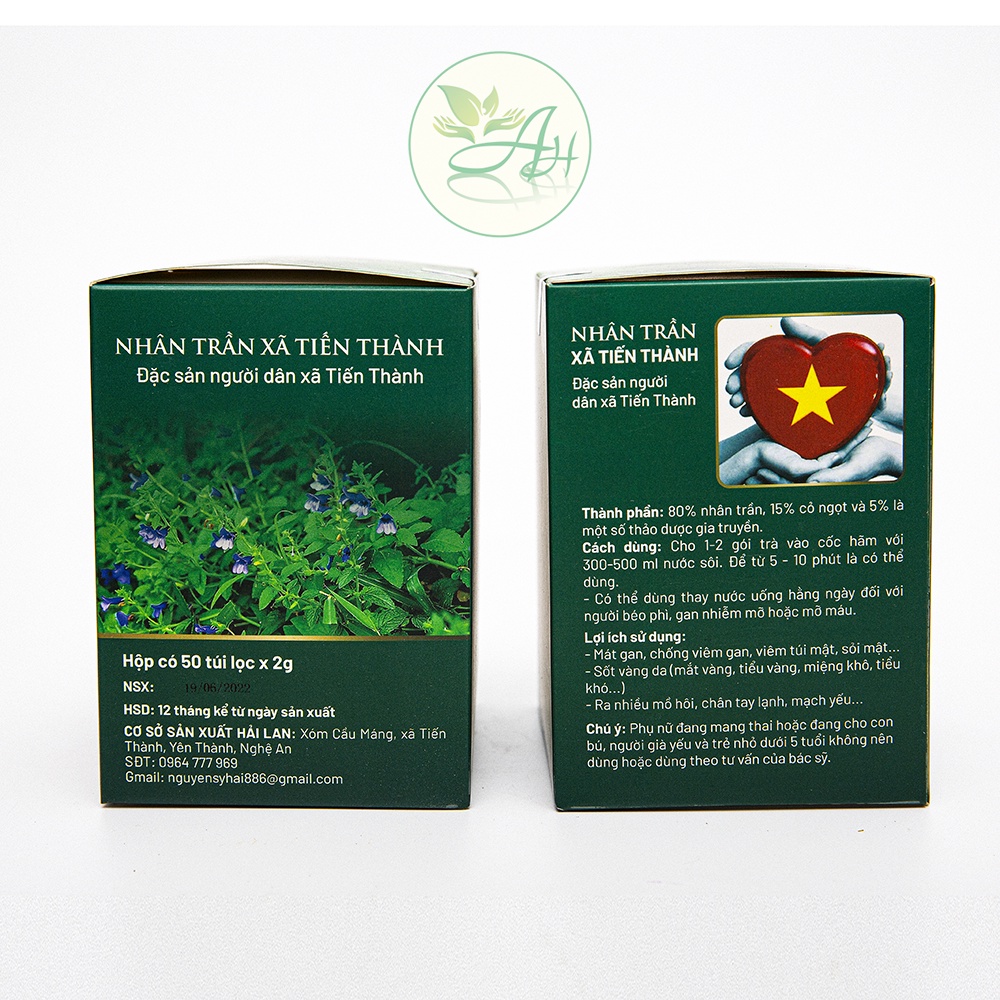 Trà nhân trần túi lọc
