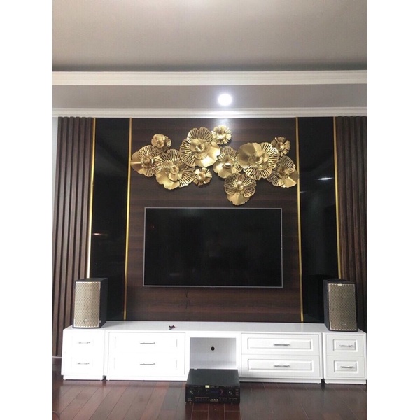 Tranh sắt Hoa Mai Vàng Treo Tường Decor Trang Trí. 1m8x 90cm. Bảo hành 5 năm.