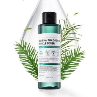 Nước hoa hồng aha bha pha 30 days miracle toner some by mi 150ml