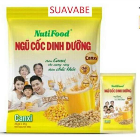 ngũ cốc dinh dưỡng NutiFood Canxi 25g x 20 gói