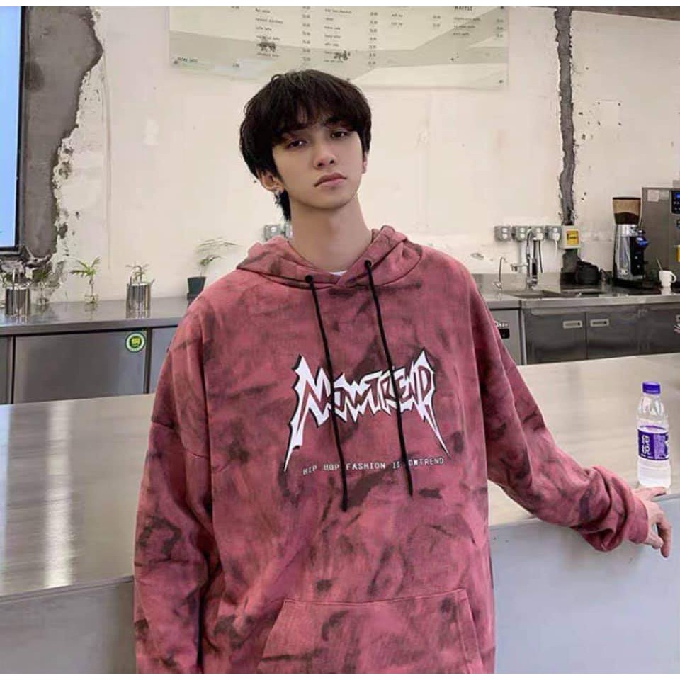 Áo Hoodie Nỉ Nữ Bông Ngoại màu loang cá tính, hoodie loang hot 2021 | BigBuy360 - bigbuy360.vn