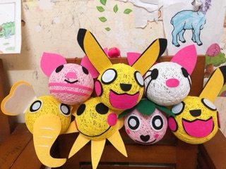 Đèn lồng handmade hình mặt trời