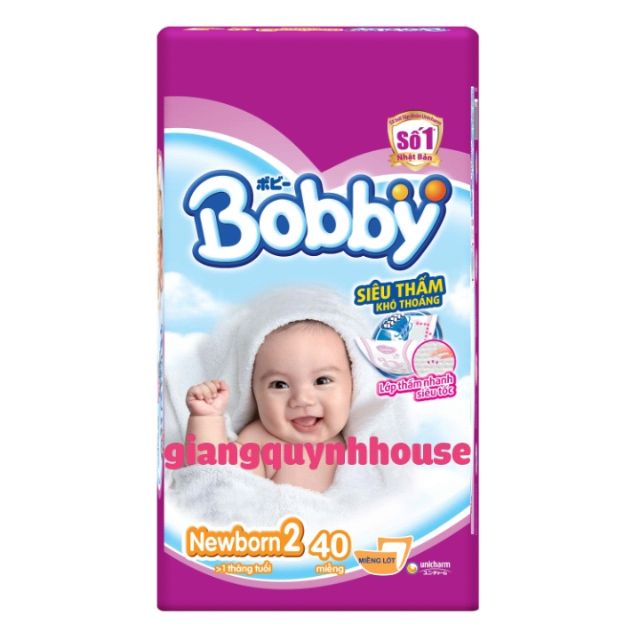 Miếng lót Bobby Newborn2 40 miếng