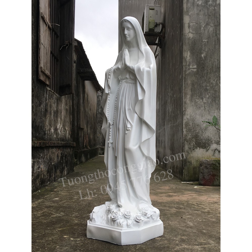 Tượng Đức Mẹ Lộ Đức 1m2