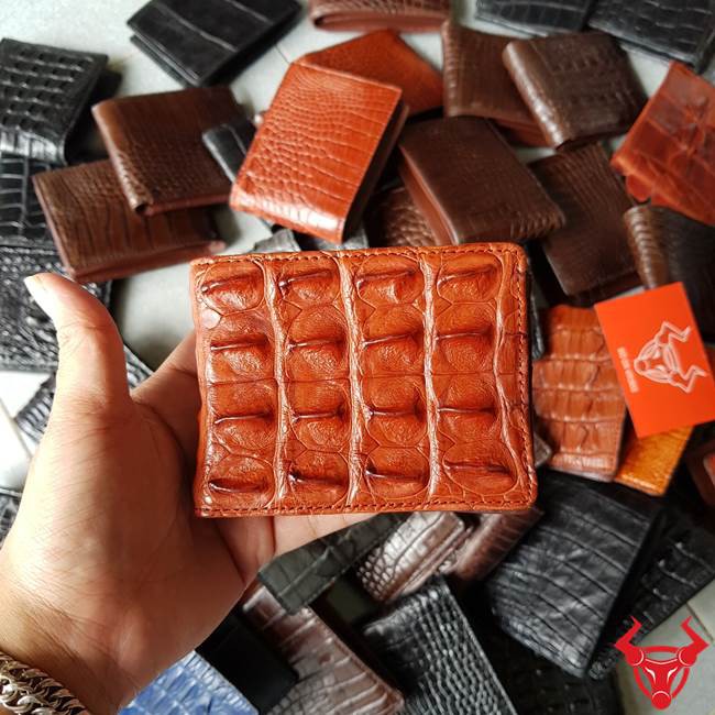 Ví Mini Da Cá Sấu Gai VF0401