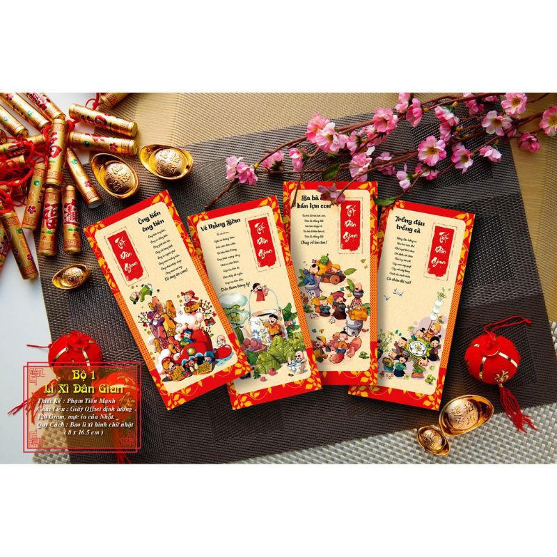 Combo 15 lì xì tết
