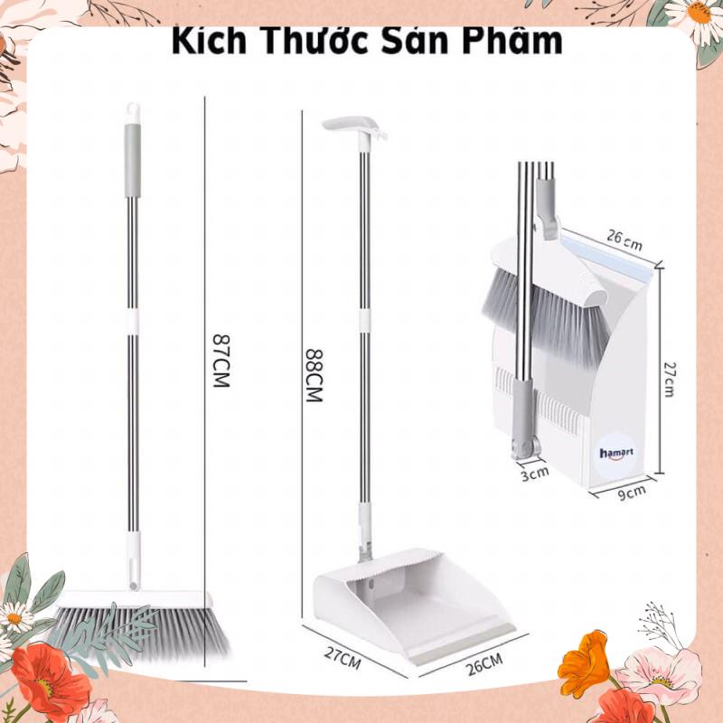 bộ chổi quét nhà thông minh bằng nhựa có thể gấp gọn