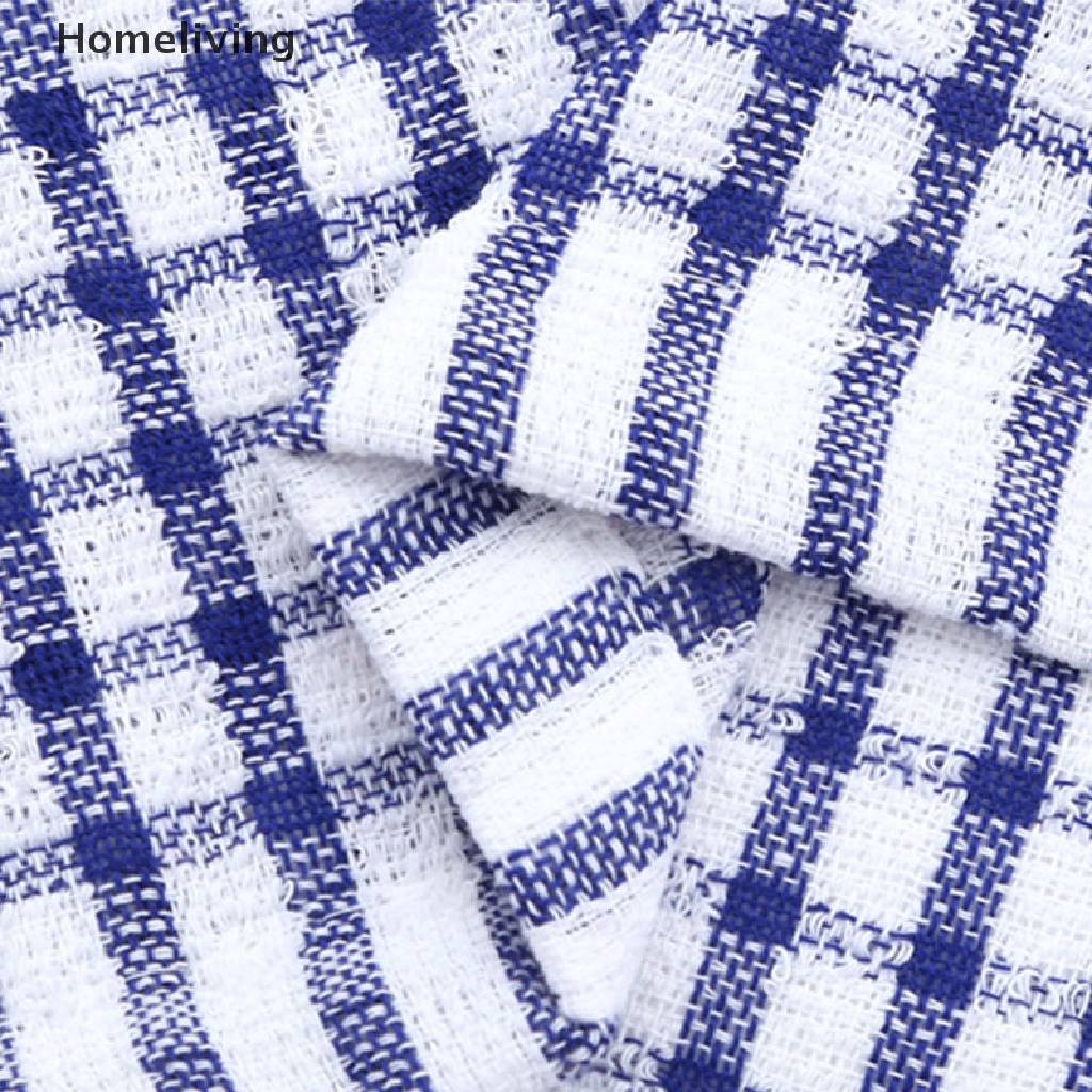 Set 6 Khăn Lau Chén Dĩa Chất Liệu Cotton Thấm Hút Tốt